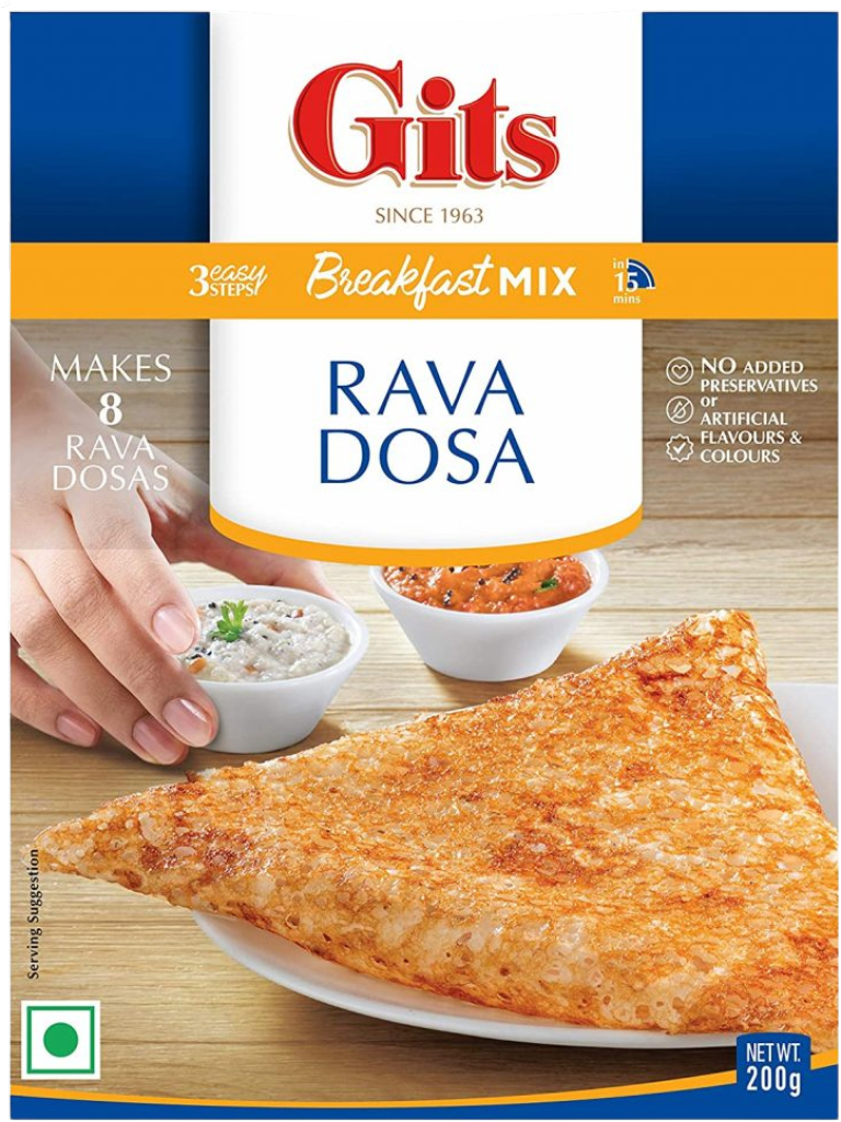 Gits Rava Dosa Mix 200 g