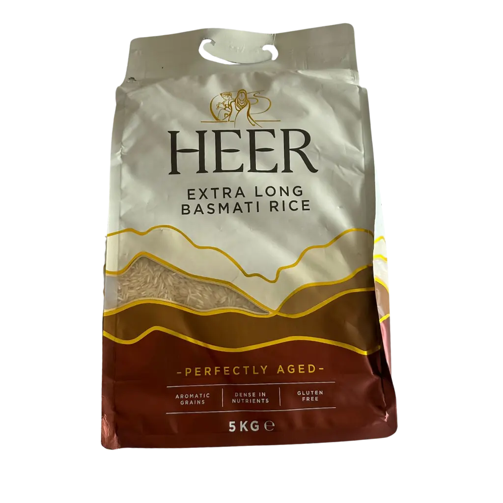 Heer Superior Basmati Rice Extra Long 5 Kg