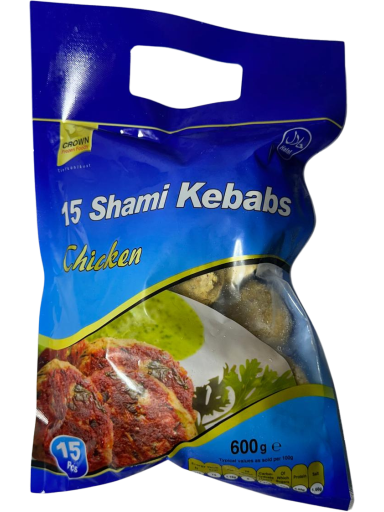 Crown Shami Chicken Kebab 15 Pieces Halal 600 g 