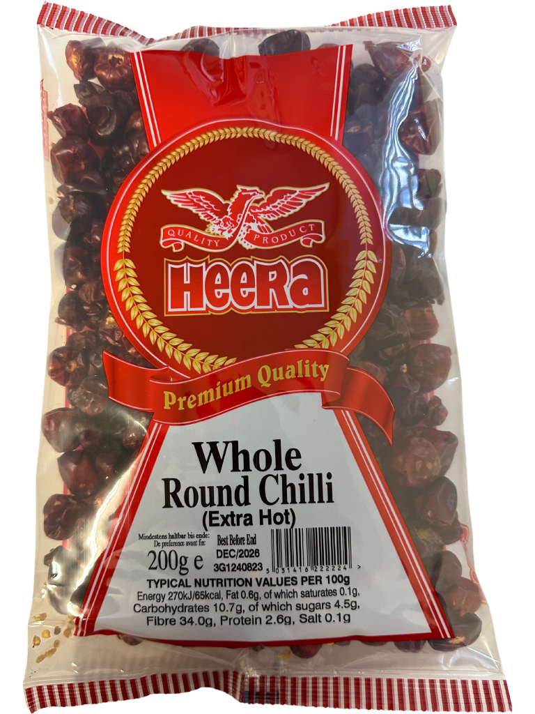 Heera Chilli Whole (Round) 200 g