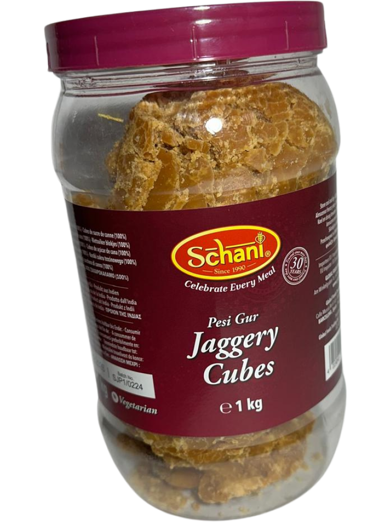 Schani Jaggery Cubes (Pesi Gur) 1 Kg