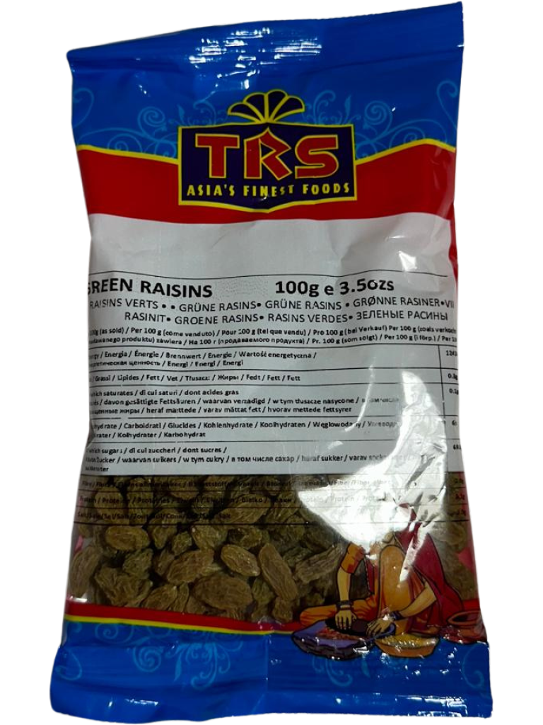 TRS Raisins Green (Rosinen) 100g (Exp: 31/07/2025)