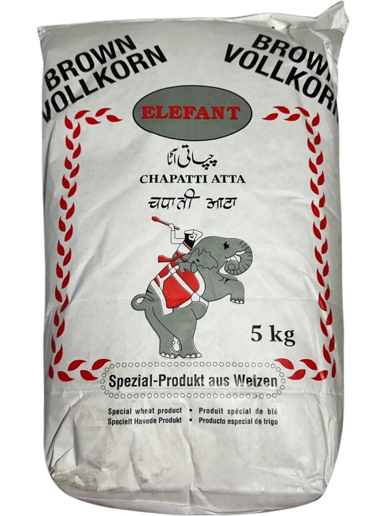 Elephant Atta Flour (Brown) 5 Kg (Exp: 10/06/25)