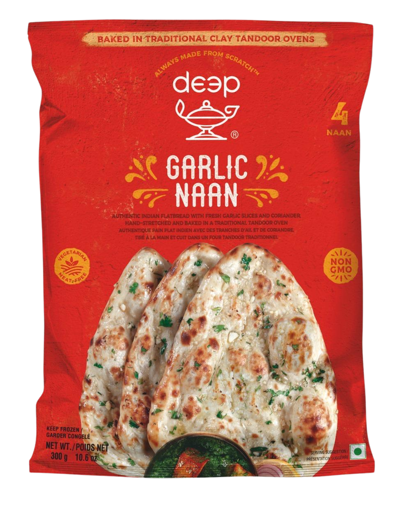 Deep Garlic Naan Vegan 300 g