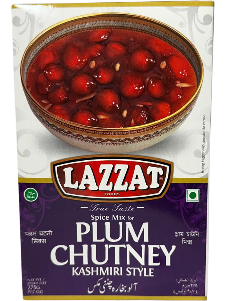 Lazzat Plum Chutney Mix 275 g ( exp: 28/02/26)