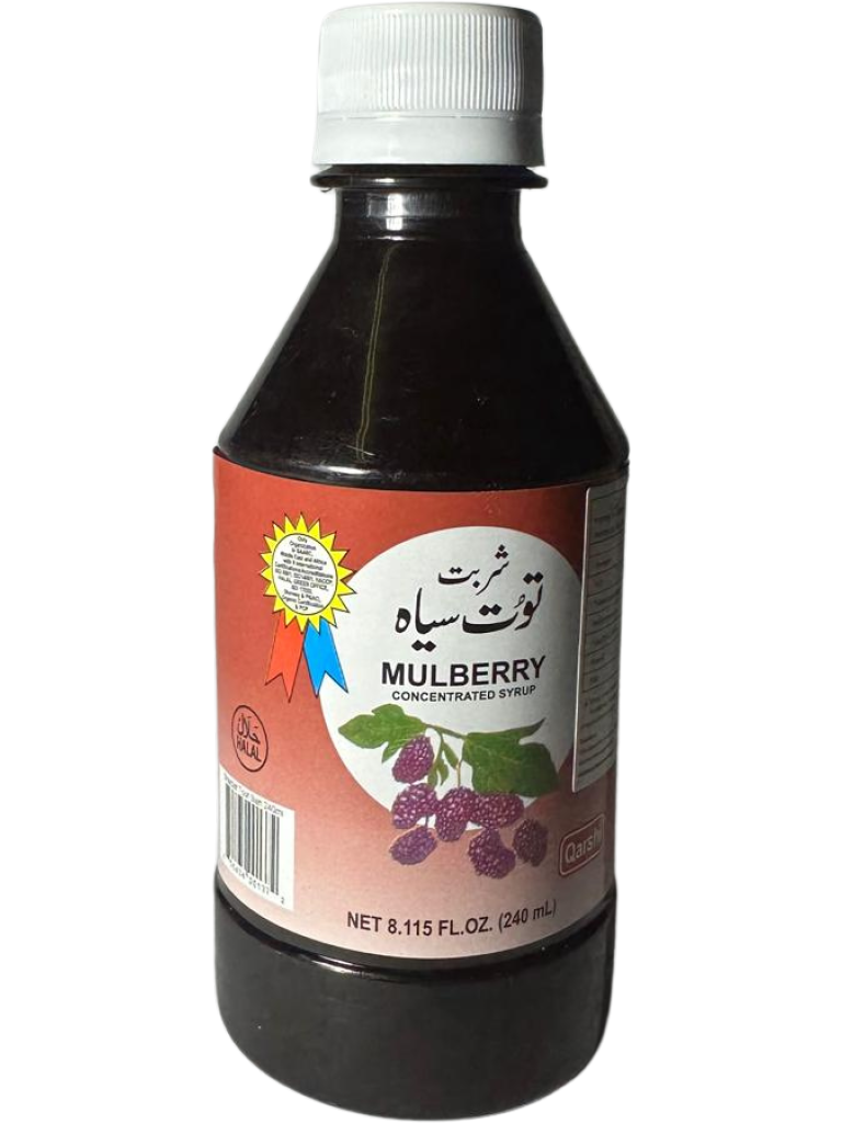 Qarshi Toot Siah Syrup 240 ml