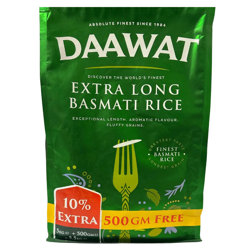 Daawat Basmati Rice Extra Long 5 kg