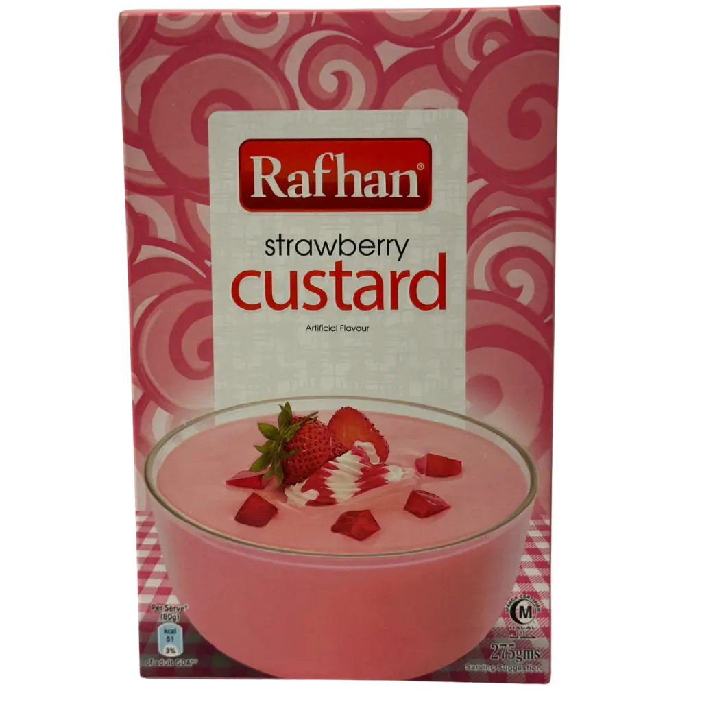Rafhan Strawbery Custard Powder 275g