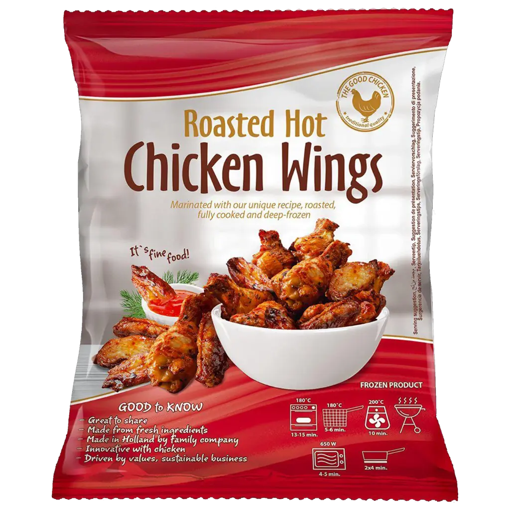 Roasted Hot Chicken Wings Halal 1Kg