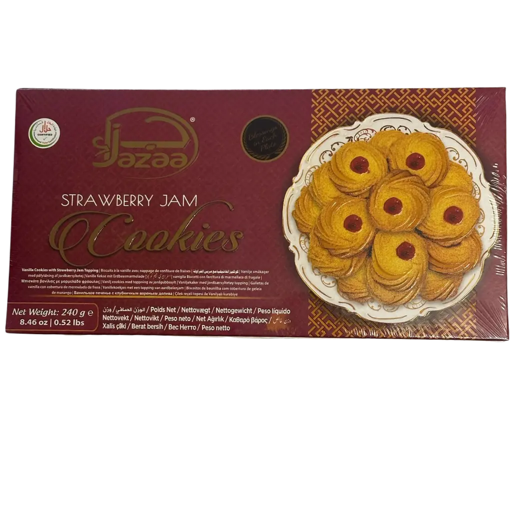 Jazaa Strawberry Jam Biscuits 240g