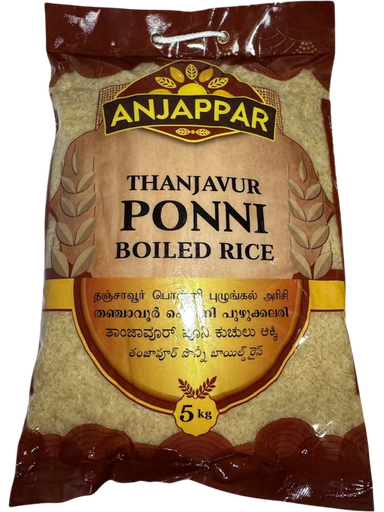 Anjappar Thanjavur Ponni Boiled Rice 5 Kg