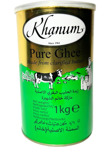 Khanum Pure Butter Ghee 1 kg ( exp: 05/2026)