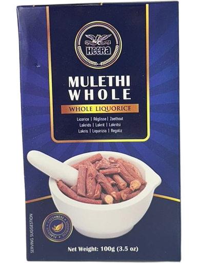 Heera Mulethi Whole (Licorice / Liquorice) 100 g