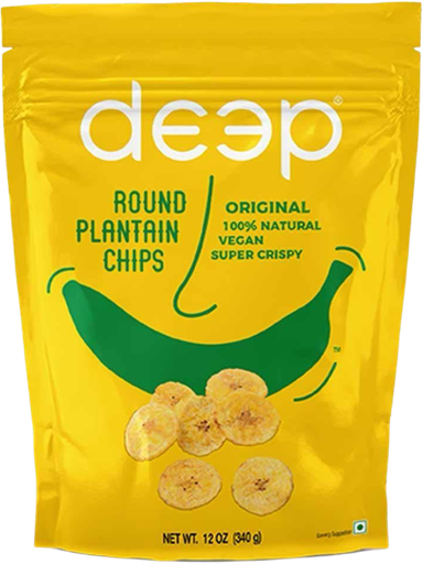 Deep Round Plantain Chips - Orignal 340 g