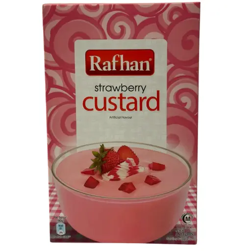 Rafhan Strawbery Custard Powder 275g