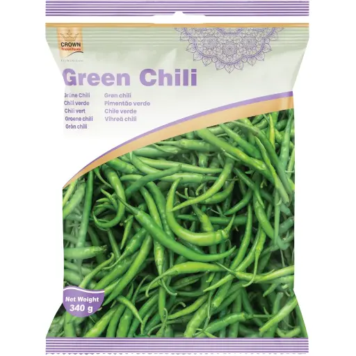 Crown Green Chilli Without stem - 310g