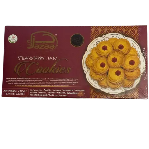 Jazaa Strawberry Jam Biscuits 240g