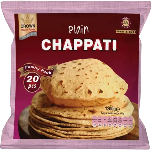 Crown Chapati Family 20 Pieces 1200 g